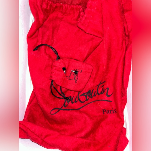 Christian Louboutin Kristali Heels 120 Patent/Suede Burma - Picture 10 of 11